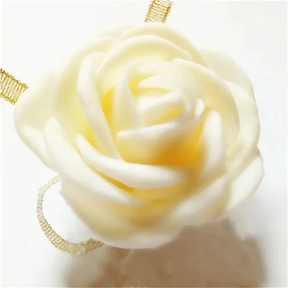 10Pcs Artificial Rose Wrist Flower Team Bride To Be Bridesmaid Gift Wedding Decoration Bridal Shower Bachelorette Party Supplies