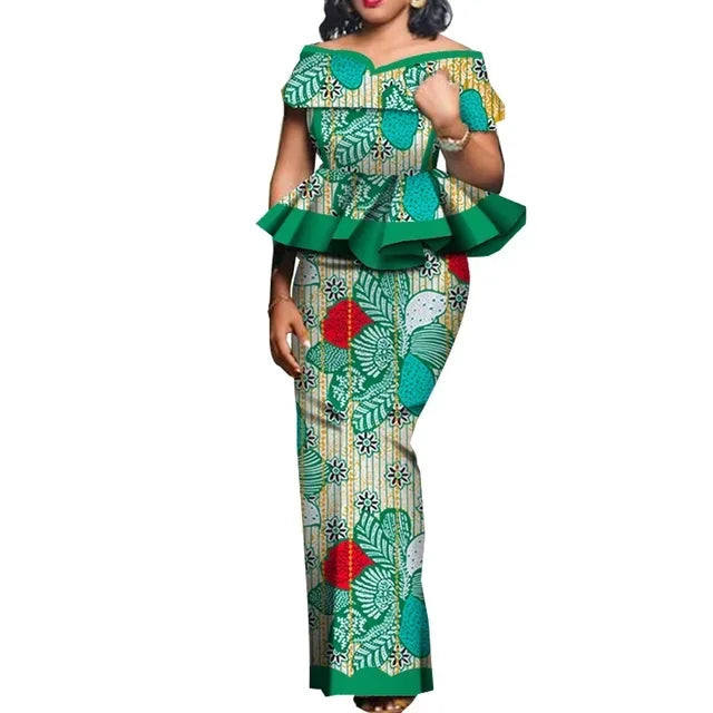 SALE!!! Party African Dress Women Skirt Sets Traditional 2 Pieces Suits Custom Made Dashiki Tops and Skirts Plus Size Clothing