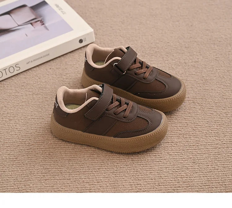 Children Casual Sports Shoes 2025 Spring New Girls Running Shoes Kids Sneakers Fashion Single Shoes Boys Leisure Walking Shoe