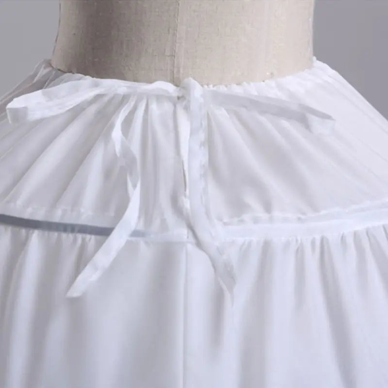 6 Hoop Crinoline Black White Long Wedding Petticoat Ball Gown Dress Underskirt Skirt Half Slips Wedding Accessories