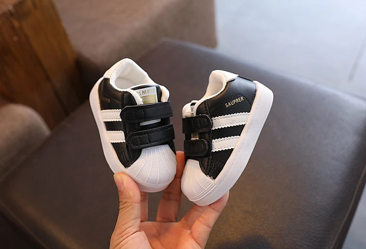 Baby shoes toddler shoes soft sole baby spring and autumn shell toe boys and girls shoes infant sneakers children's single s