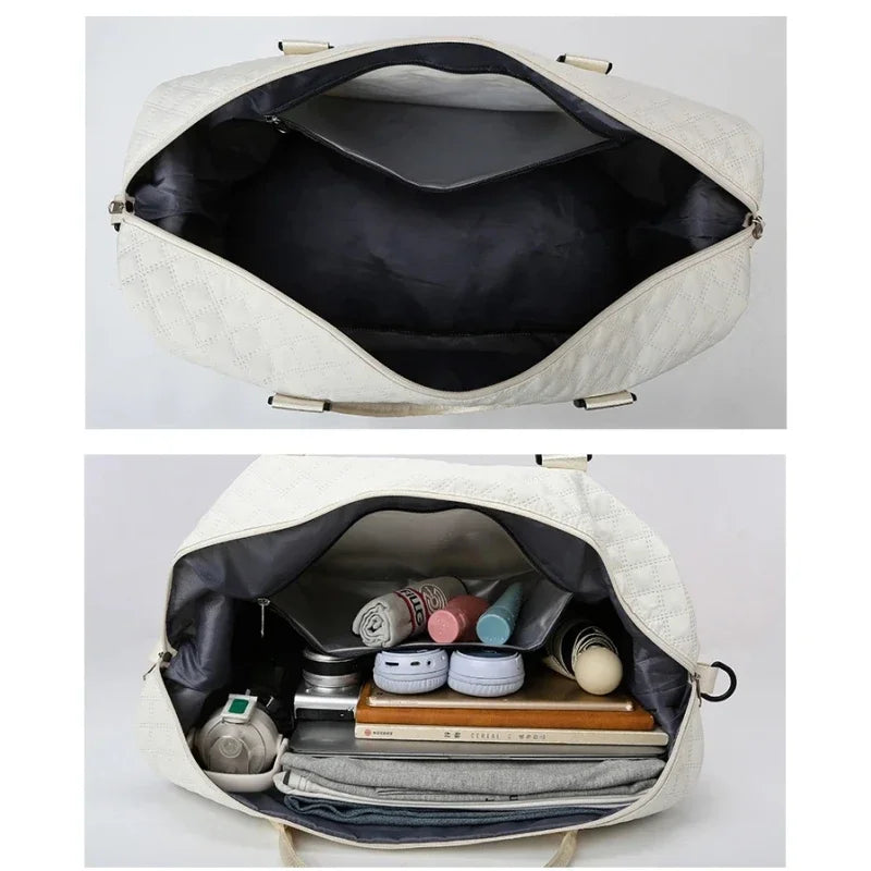 Lightweight Luggage Bag, Large Capacity Travel Duffle Bag Gym Tote Bags, Shoulder Weekender Overnight Bag