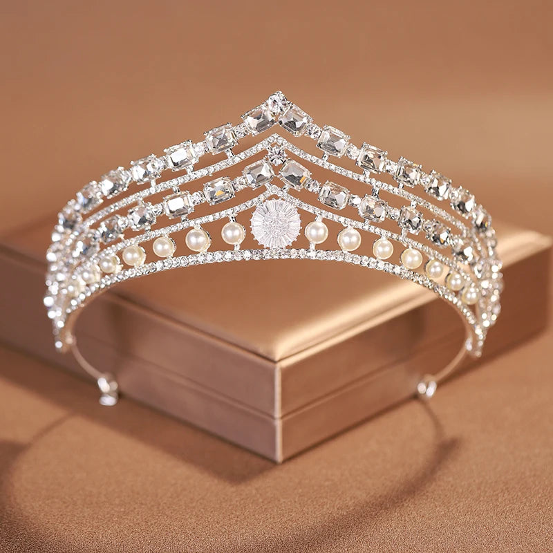 Itacazzo bridal headwear crown, classic Tiras suitable for women's weddings and birthday parties