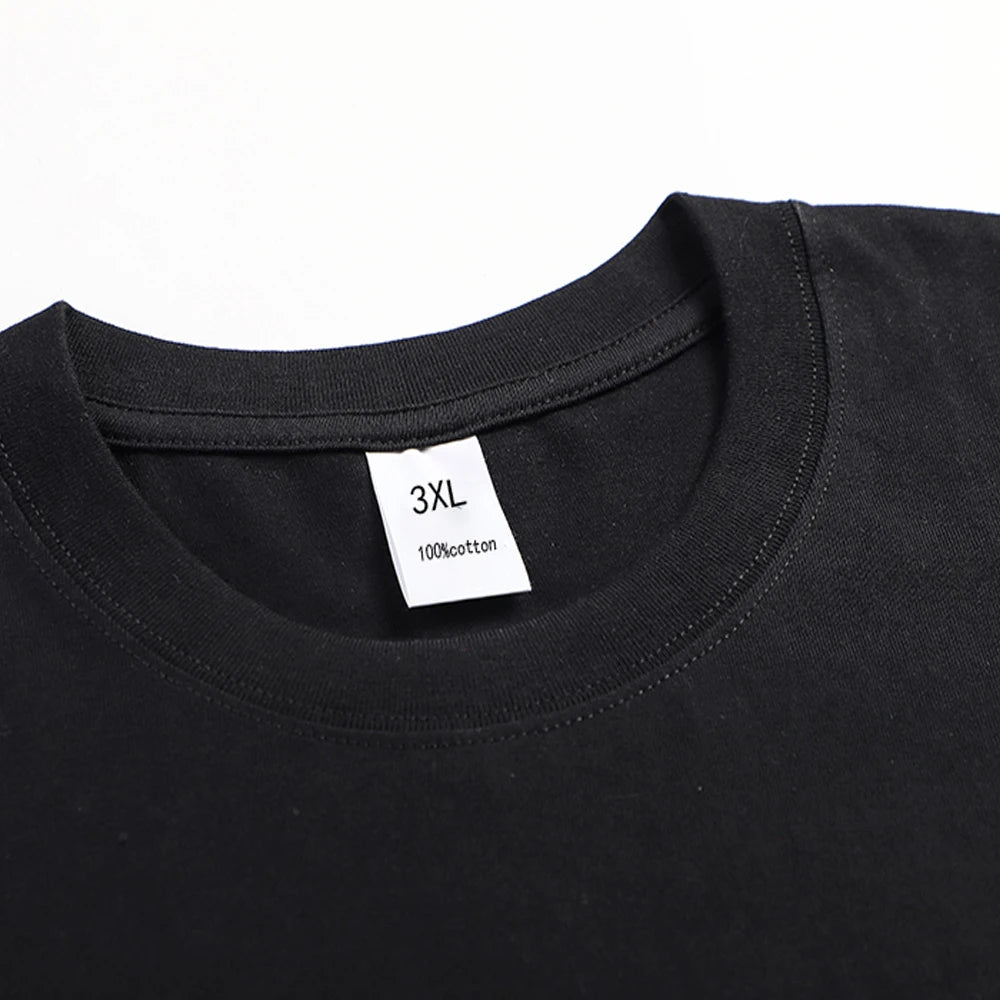 Men Cotton T-Shirt Summer Men Tshirts Loose Oversize Tshirt Casual Breathable Short Sleeve Clothing