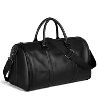 Vintage Waxed Canvas Men Luggage bag Genuine Leather Men Travel Bags Large Duffel Bags Weekend bag of trip Overnight carry on