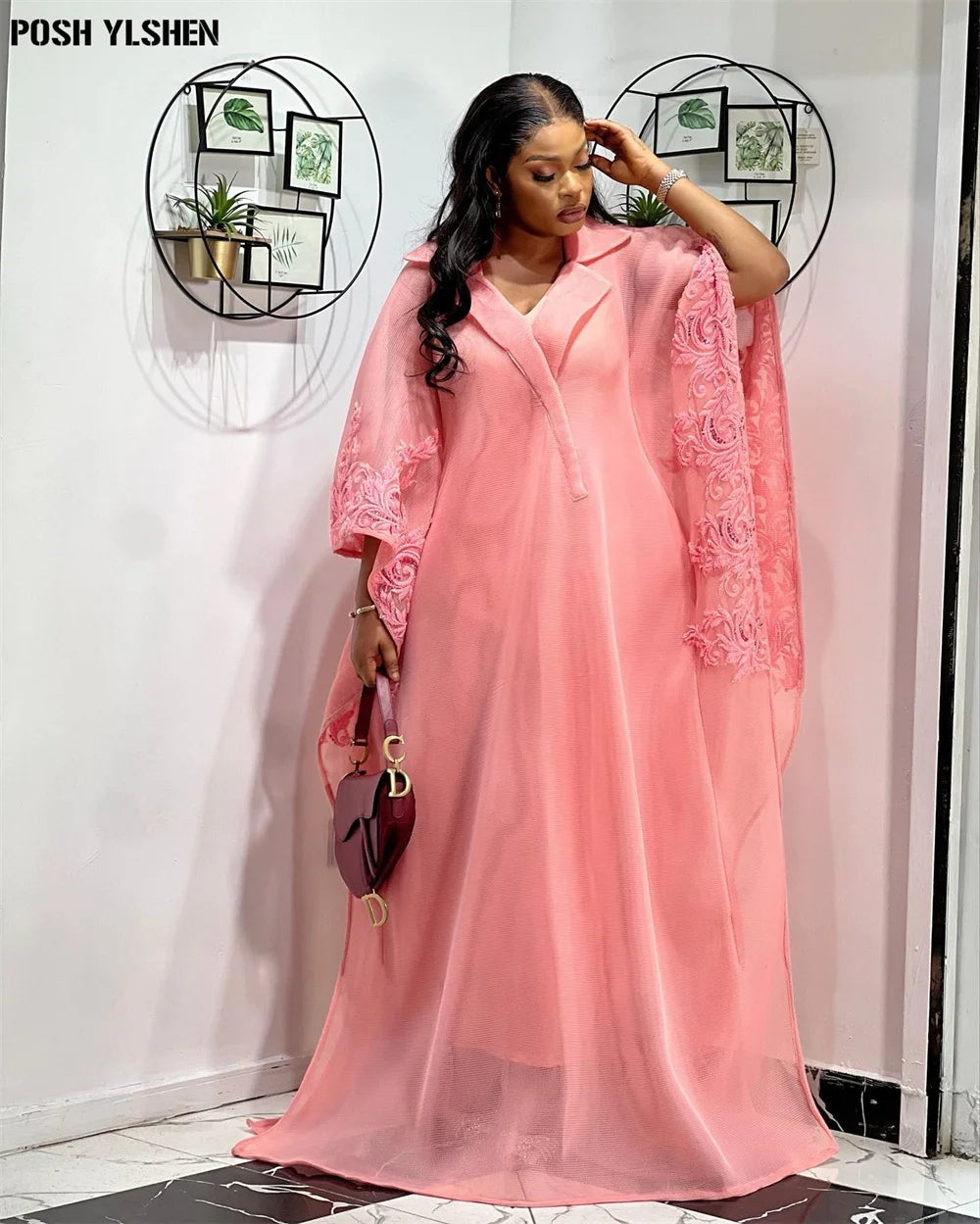 Plus Size Abaya African Dresses for Women 2025 New Traditional Nigeria Embroidery Caftan Dress Abaya Musulman Robe Femme Clothes