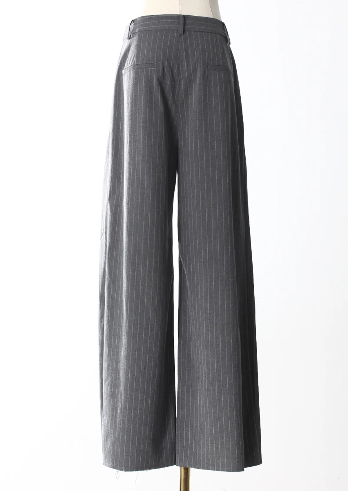 ZMEENNA Gray Stripe Patchwork Skirt Gauze Pants 2 Piece Sets For Women 2025 Spring Fashion Female New Elegant Pants ZM616