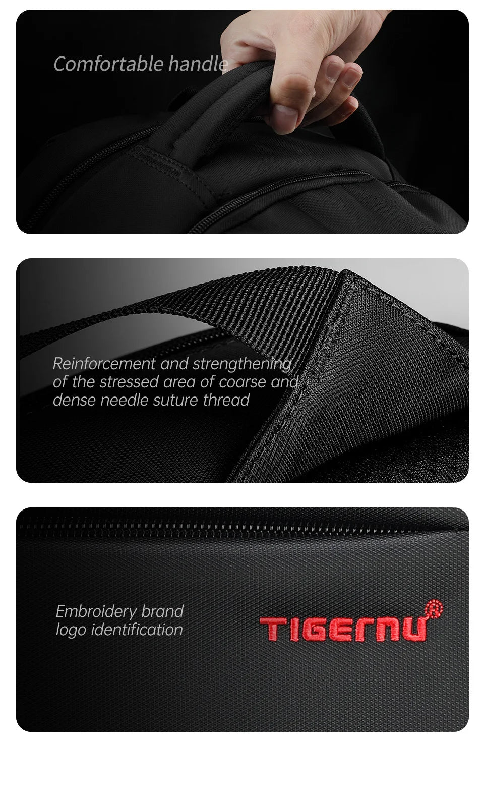 Lifetime Warranty Anti-theft Backpack Large Capacity Bag 15.6 17 19inch Laptop Backpack For Men Travel Backpack Women Bag Female