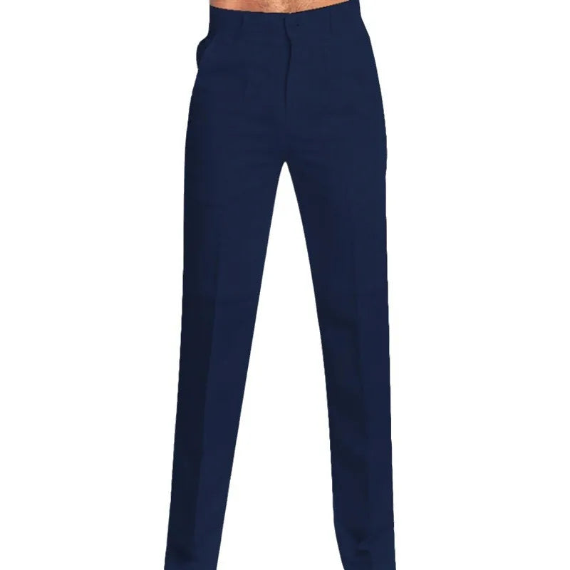 Men's Clothing Linen Slant Pocket Straight Solid Color Comfortable Breathable Daily Casual Pants