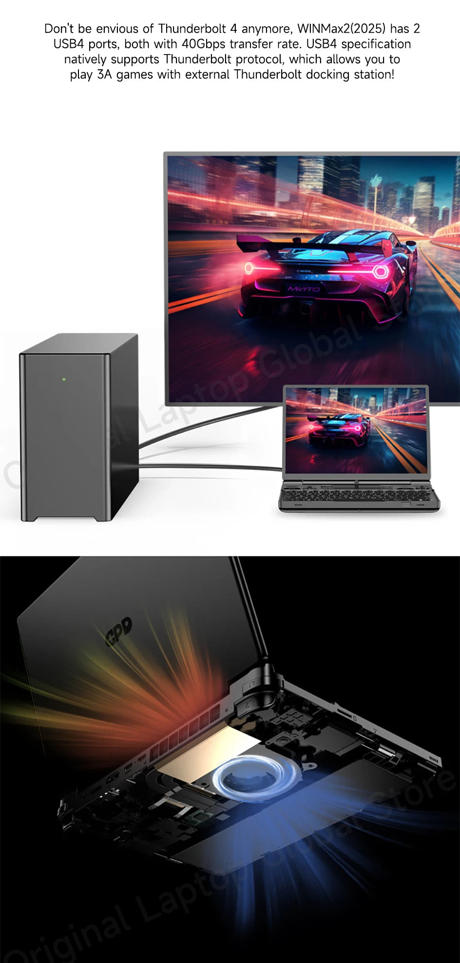 GPD WIN Max 2 2025 10.1-inch Mini Touchscreen Pocket PC AMD AI 9 HX 370 64GB/2TB/4TB SSD Windows 11 Gaming Console Laptop