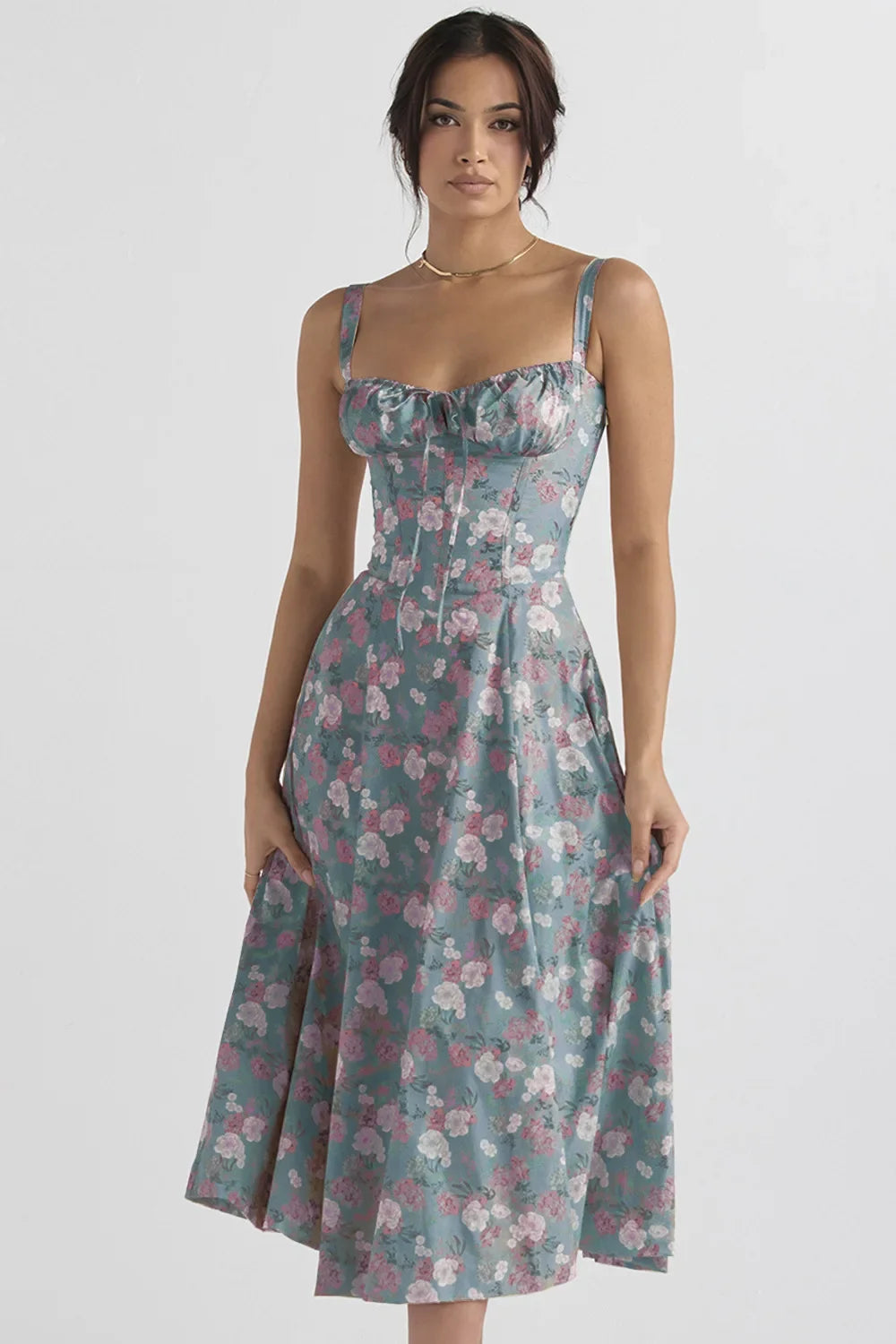 Women Beach Vacation Dress French Lazy Style Dress-Solid Color Or Printed Multi-Color Spring Summer 2025 New Arrival