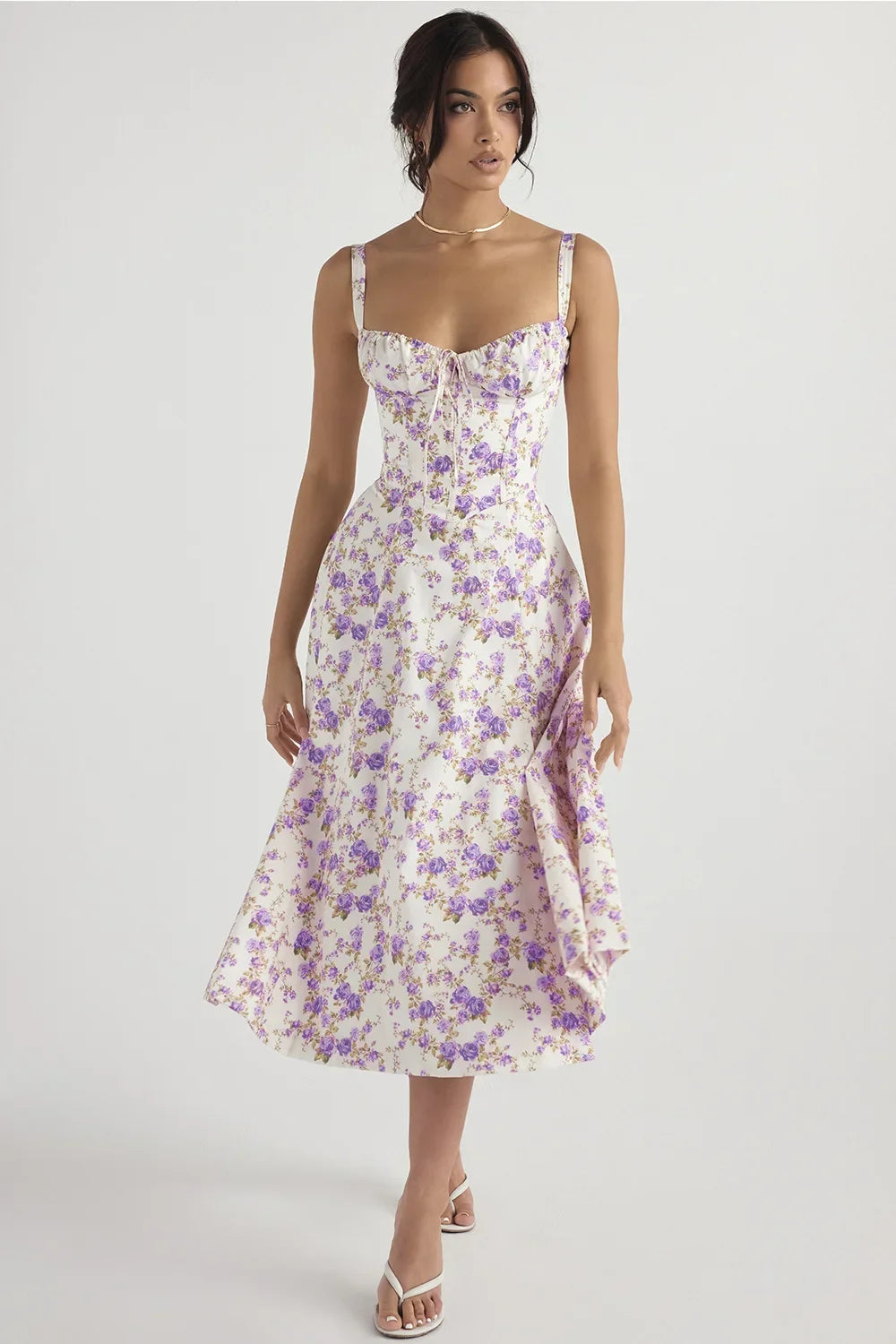 Women Beach Vacation Dress French Lazy Style Dress-Solid Color Or Printed Multi-Color Spring Summer 2025 New Arrival