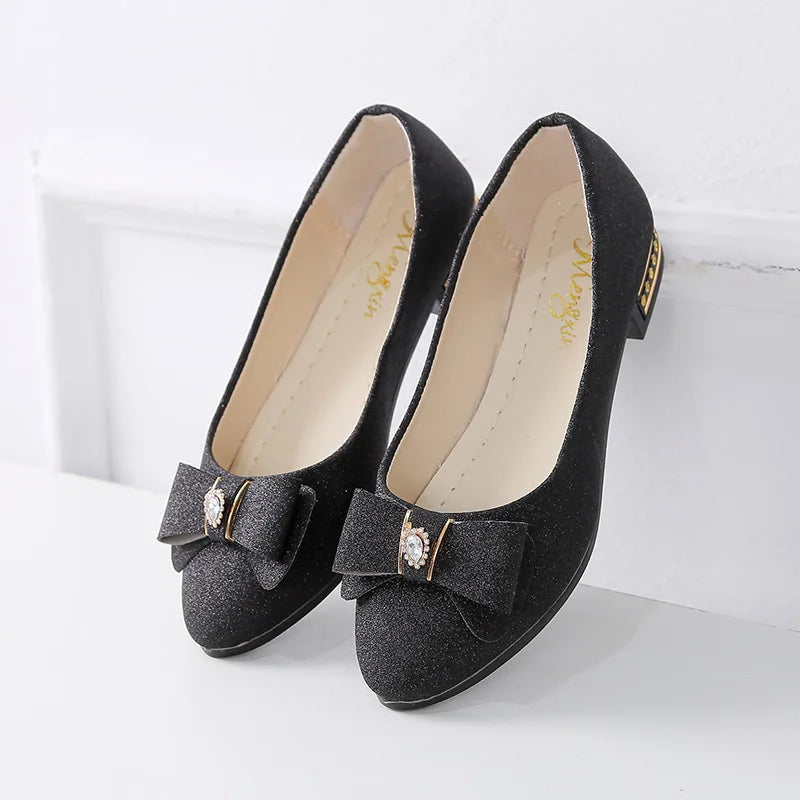 Women Shoes Elegant Shallow Low Heel Shoes Loafers Woman Casual Slip-on Pumps Ladies Comfort Footwear Zapatos De Mujer