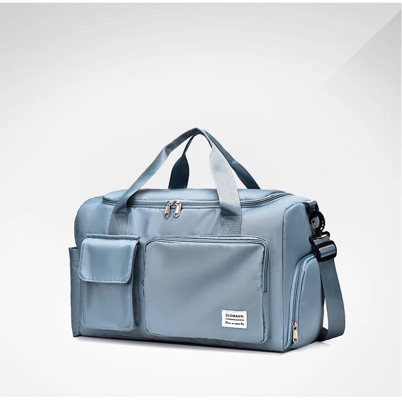 Travel Bag Female Large-Capacity Hand Luggage Dry-Wet Separation Sports Fitness Bag Short-Distance Travel Package