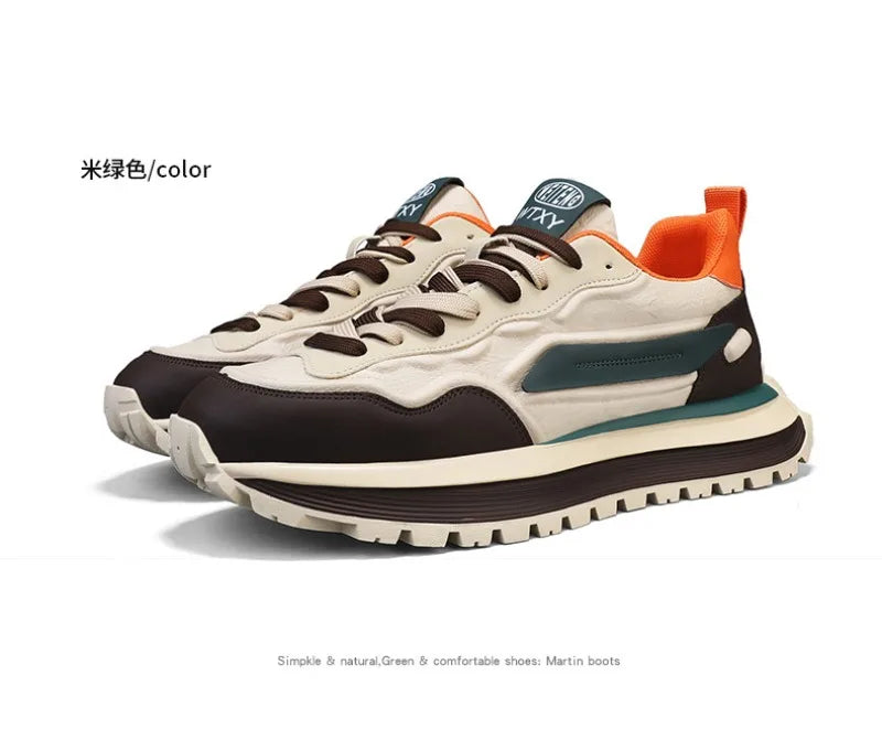 Trend Men Versatile Sneakers 2025 Autumn High Quality Comfortable Platform Sports Running Shoes Outdoor Youth Shoes for Men Plus