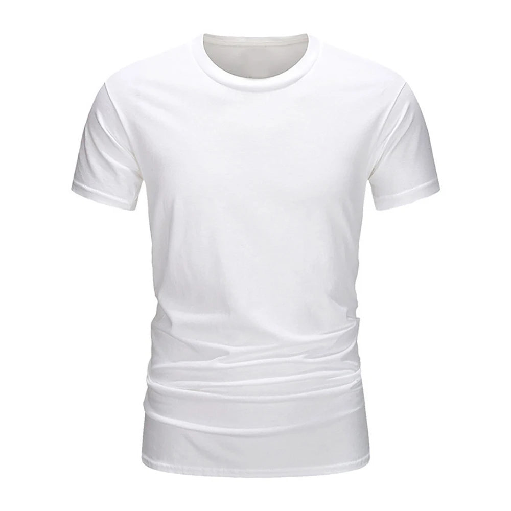 Men Cotton T-Shirt Summer Men Tshirts Loose Oversize Tshirt Casual Breathable Short Sleeve Clothing