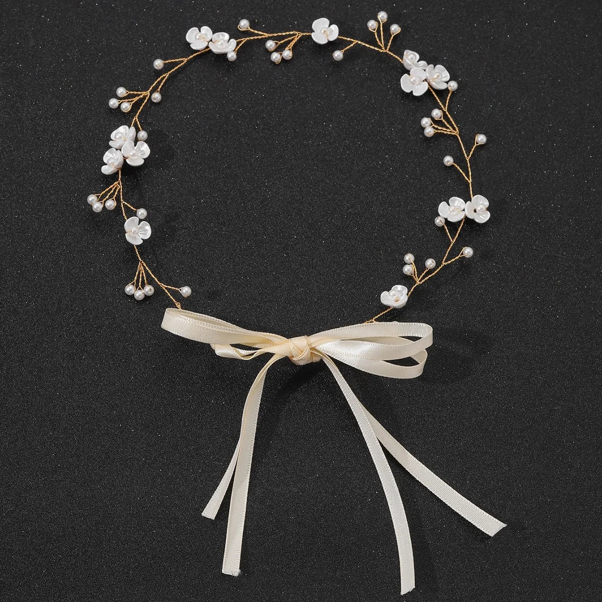 Bridal Wedding Headbands Handmade Bride Tiaras Shiny Rhinestone Flower Hairband Bridal Headpeice Hair Accessories For Women Girl