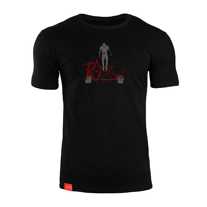 Men's Summer Skinny Short Sleeve Casual T-Shirt Male Gym Fitness Sport Running Workout Tight Tee Cotton Tops Sweatshirt Clothing