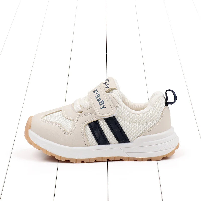 Baby Boys Girls Comfortable Sports Shoes Soft Sole Non-slip Solid Colour Toddler Shoes