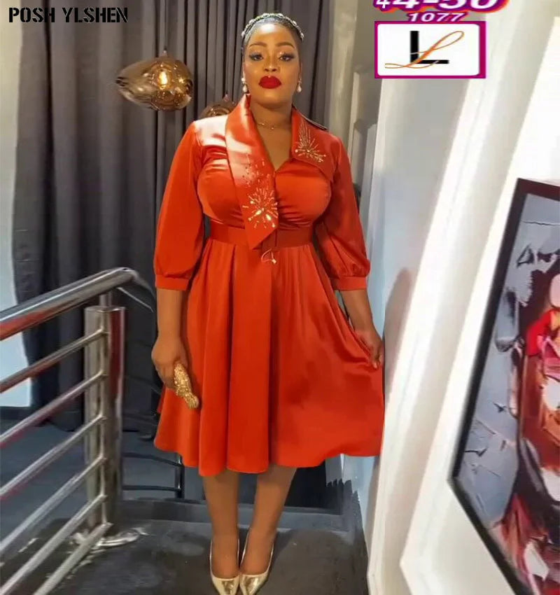 Elegant African Wedding Dresses for Women 2024 Plus Size Turkey Evening Party Dress Dashiki Ankara Outfits Robe Africa Clothing