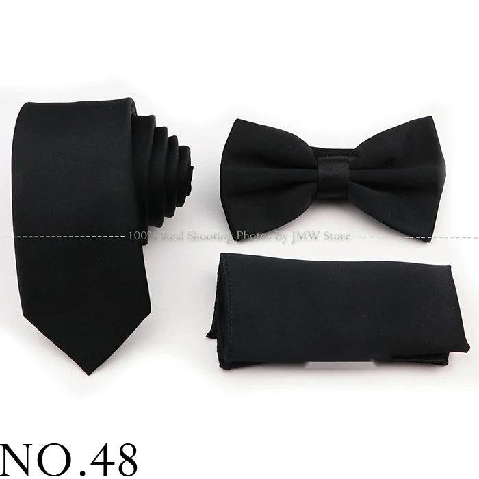 Hot Sale Purple Pink Sage Green Tie Set Polyester Necktie Bowtie Cufflink Brooch For Groom Suit Wedding Cravat Shirt Accessory