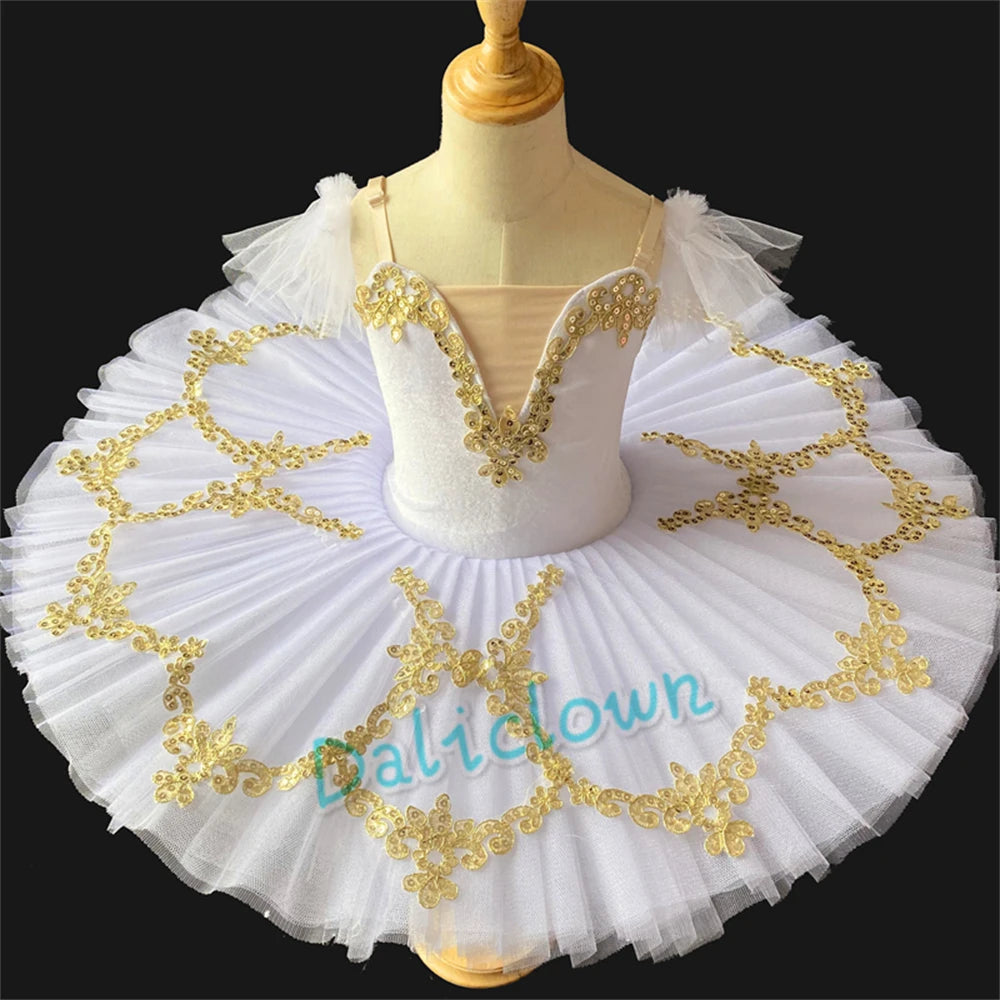 Professional Ballet Tutu Women Girls Ballet Dress Kids Adult Pancake Tutu Ballerina Princess Birthday Party Dress Ballet Costume