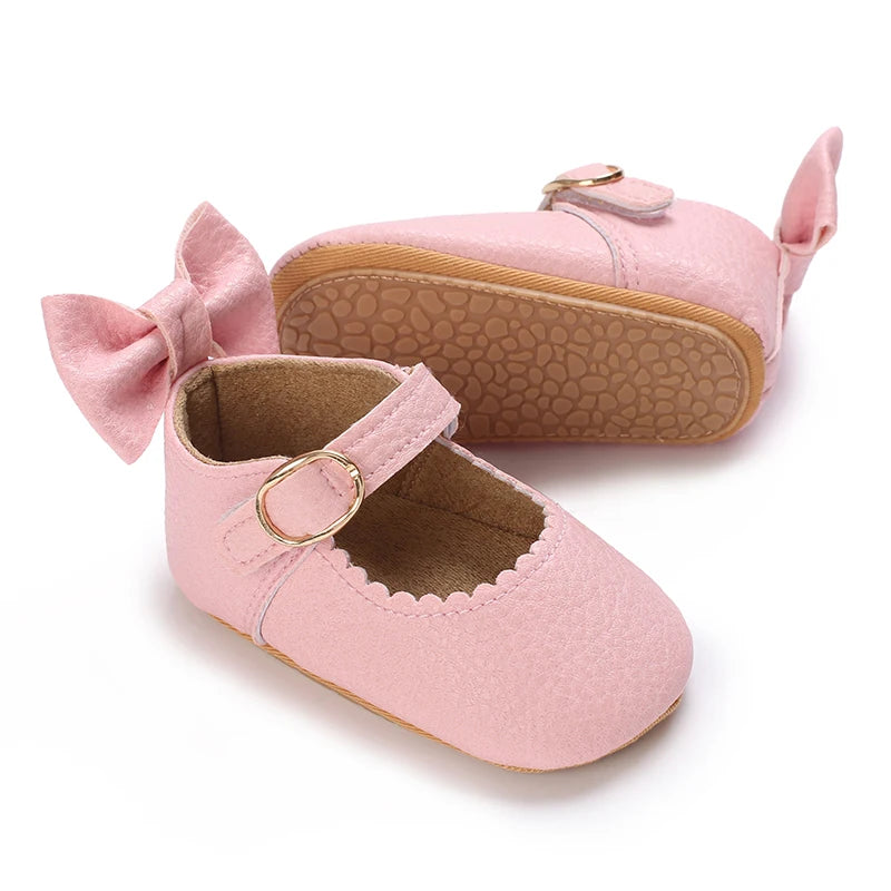 Cute White Lace Baby Girl Princess shoes Baby Moccasins Moccs Shoes Bow Fringe Rubber Soled Non-slip Footwear Crib Shoes