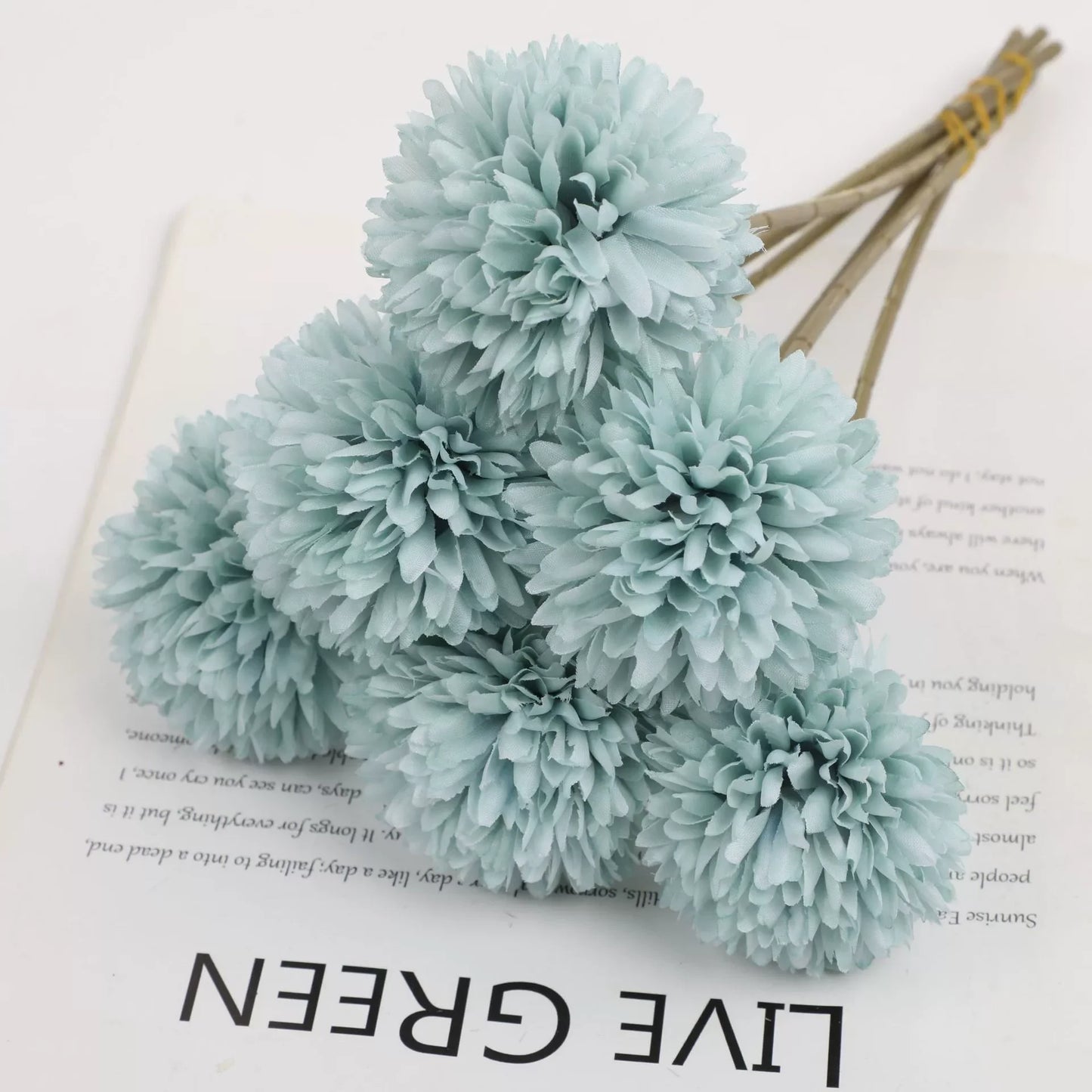 Artificial Flowers Hydrangea Bouquet Wedding Decoration Fake Flower Craft Home Room Vase Decor Accessories Center Table Ornament