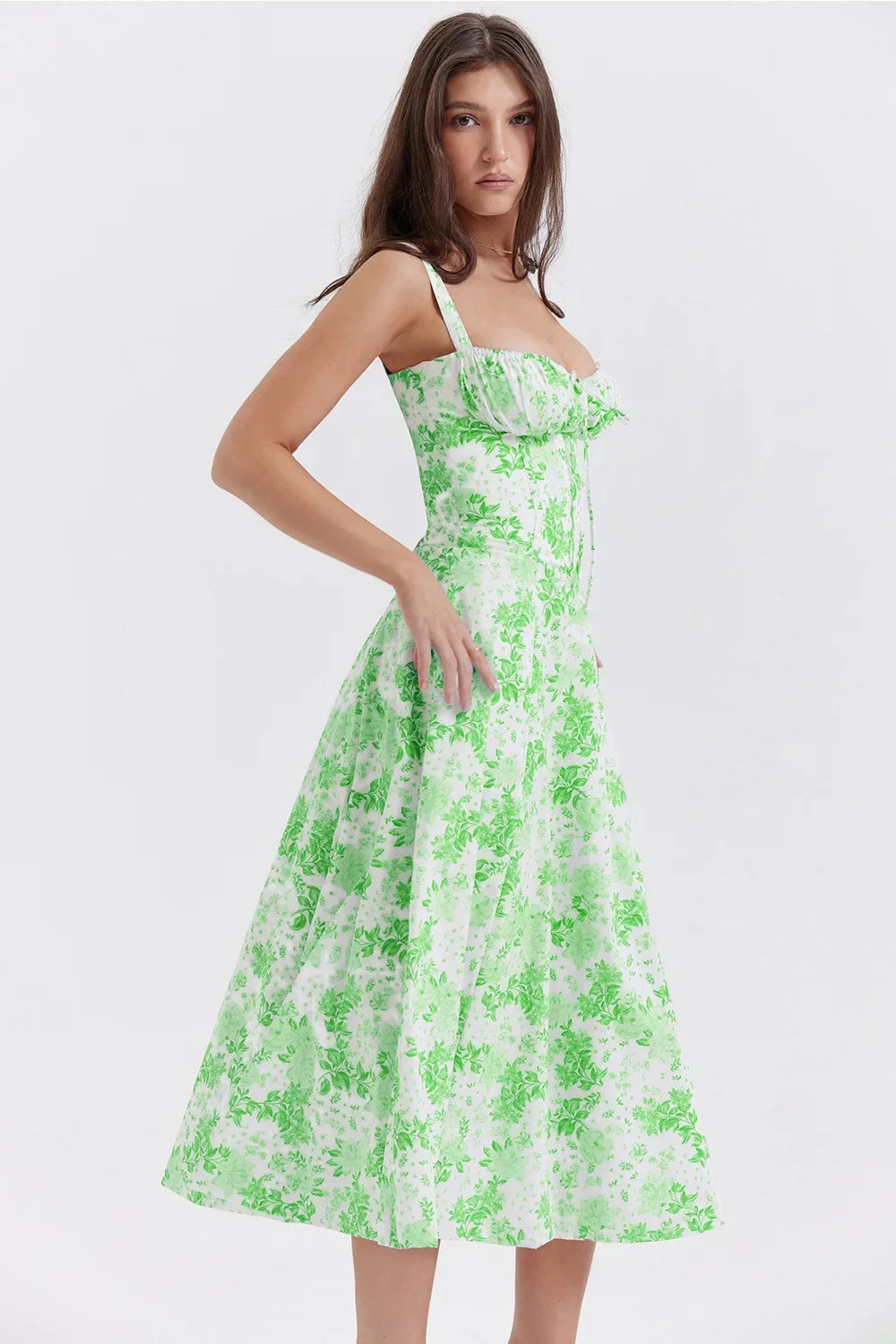 Women Beach Vacation Dress French Lazy Style Dress-Solid Color Or Printed Multi-Color Spring Summer 2025 New Arrival
