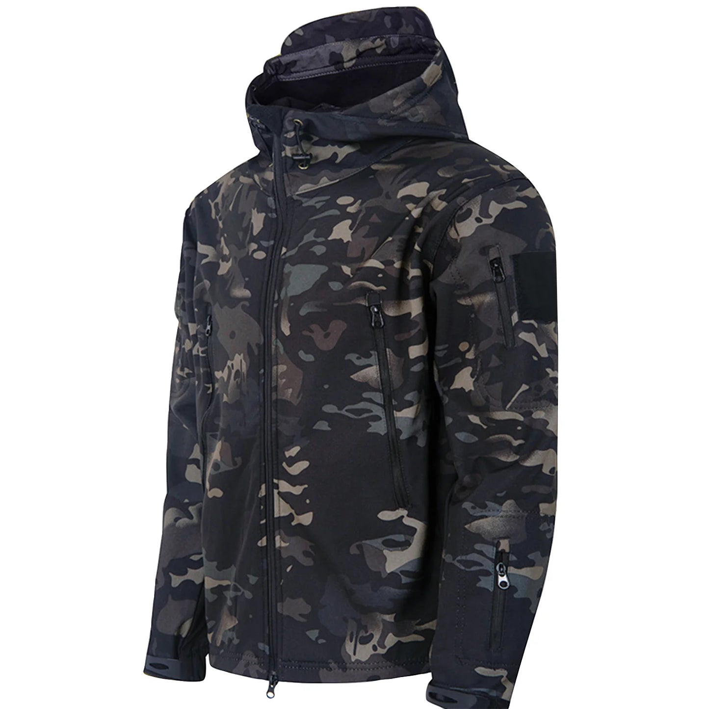 Men'S Winter Softshell Hardshell Jackets Men'S Fashion Trend Jackets Breathable Windproof Jackets Outdoor Sports Jackets Camping