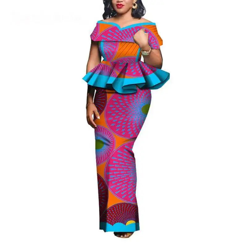 SALE!!! Party African Dress Women Skirt Sets Traditional 2 Pieces Suits Custom Made Dashiki Tops and Skirts Plus Size Clothing