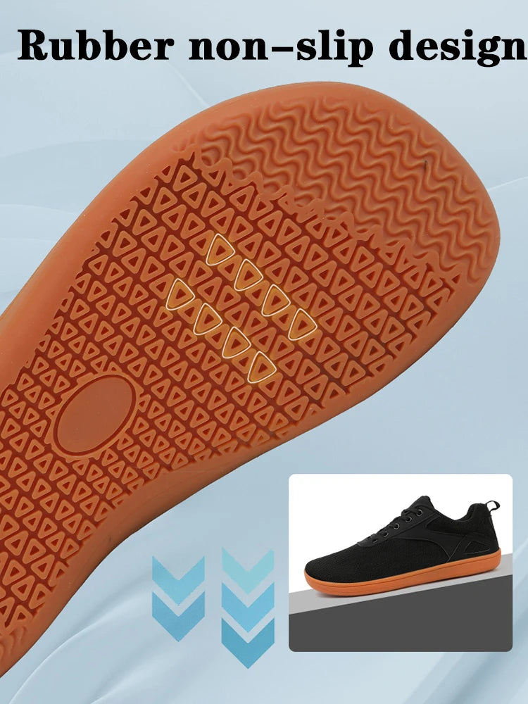 Unisex Wide Barefoot Shoes Comfortable And Breathable Casual Sports Shoes Minimalist Walking Shoes