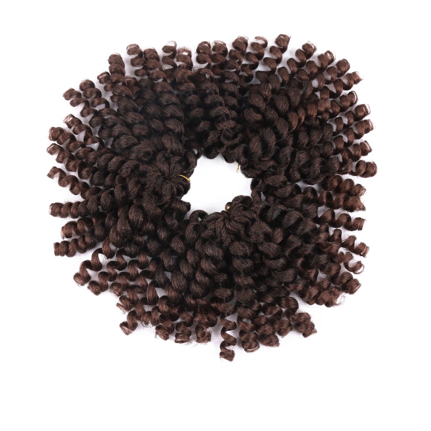 Synthetic Ombre Jumpy Wand Curl Crochet Braids Jamaican Bounce For Africa Braiding Hair Extensions Pre-Twisted For Black Women