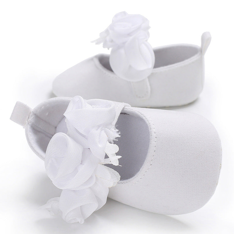 Infant Newborn Soft Sweet Mary Jane Baby Shoes Kids Wedding Party Dress Footwear Children Princess First Walker Baby Girl Shoes