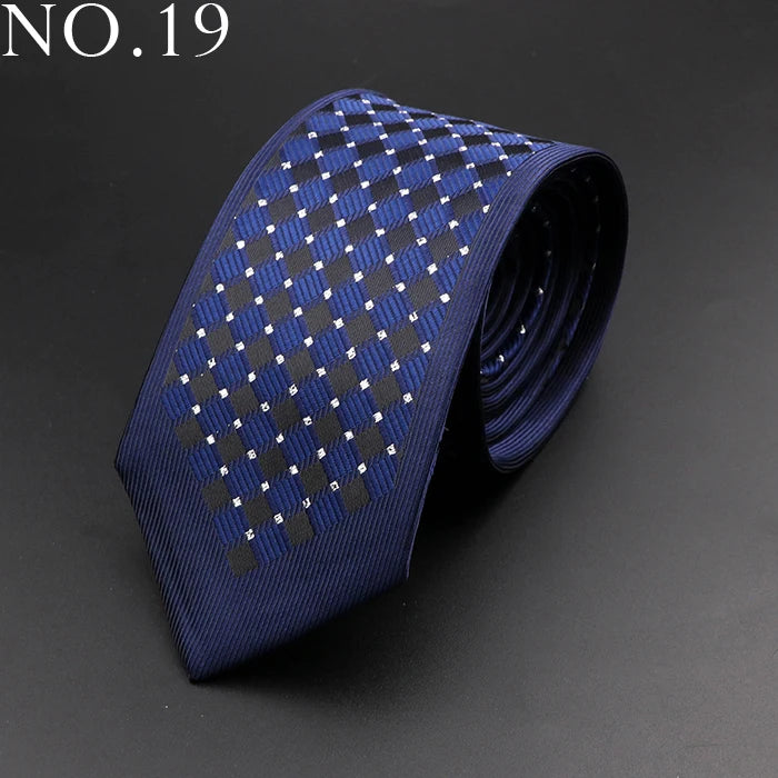 New Skinny 6cm Ties For Men Wedding Dress Necktie Perple Floral Paisley Patchwork Tie Business Slim Shirt Accessory Gift Cravate