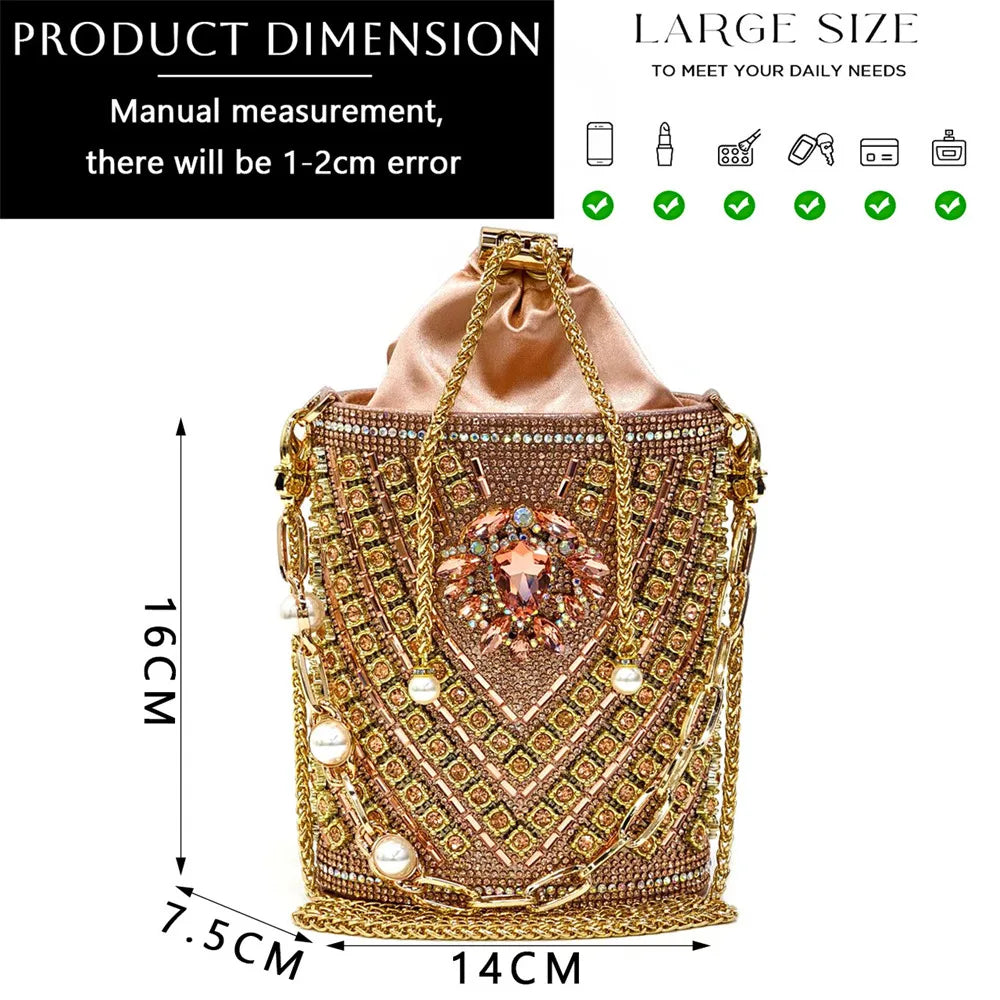 Nigerian Heel Party for Women Blue Color Shoes and Bag Set Rhinestone Handbag Italian Design Wedding INS 2025