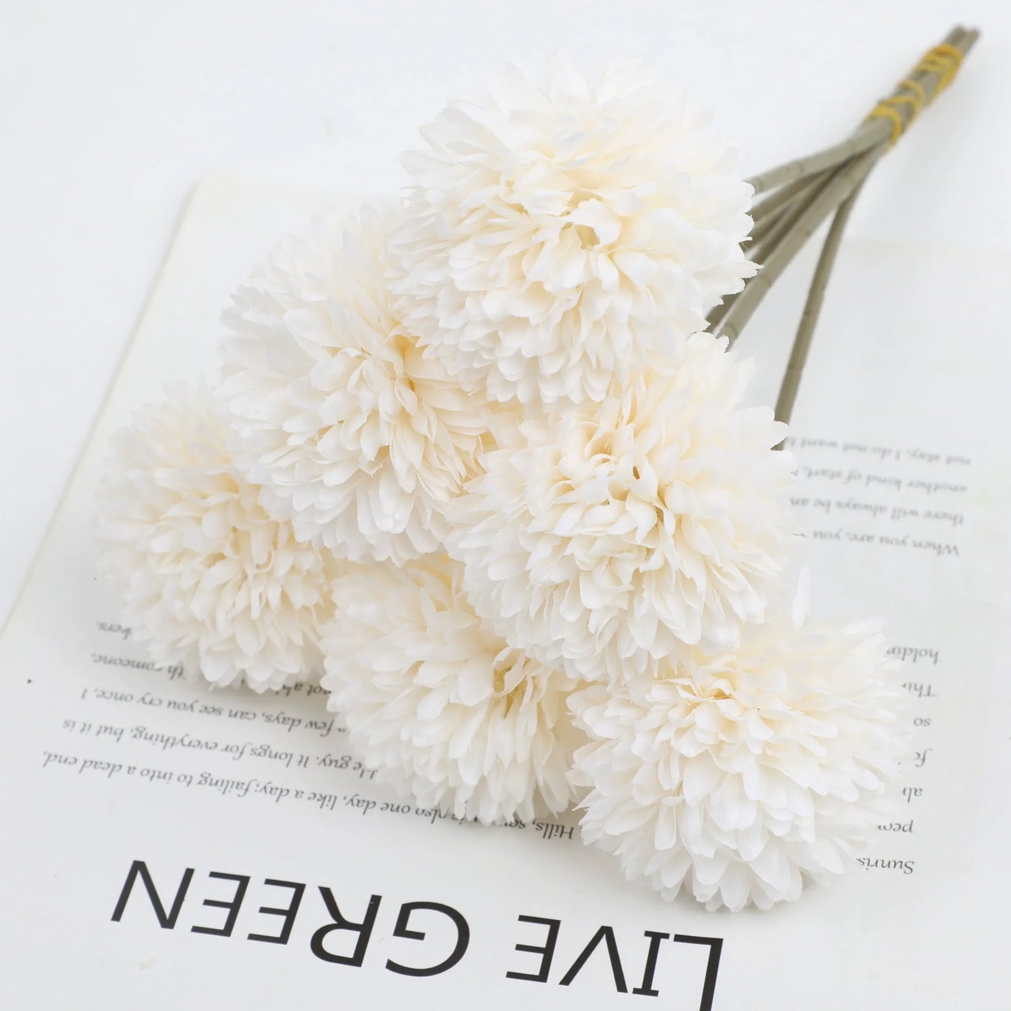 Artificial Flowers Hydrangea Bouquet Wedding Decoration Fake Flower Craft Home Room Vase Decor Accessories Center Table Ornament