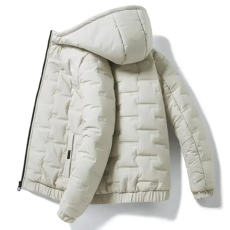 Winter Trendy Parkas Cotton-padded Coats Jacket Men Parkas Outdoor Hooded Coat Casual Windbreaker Thick Warm Coat Men Jacket
