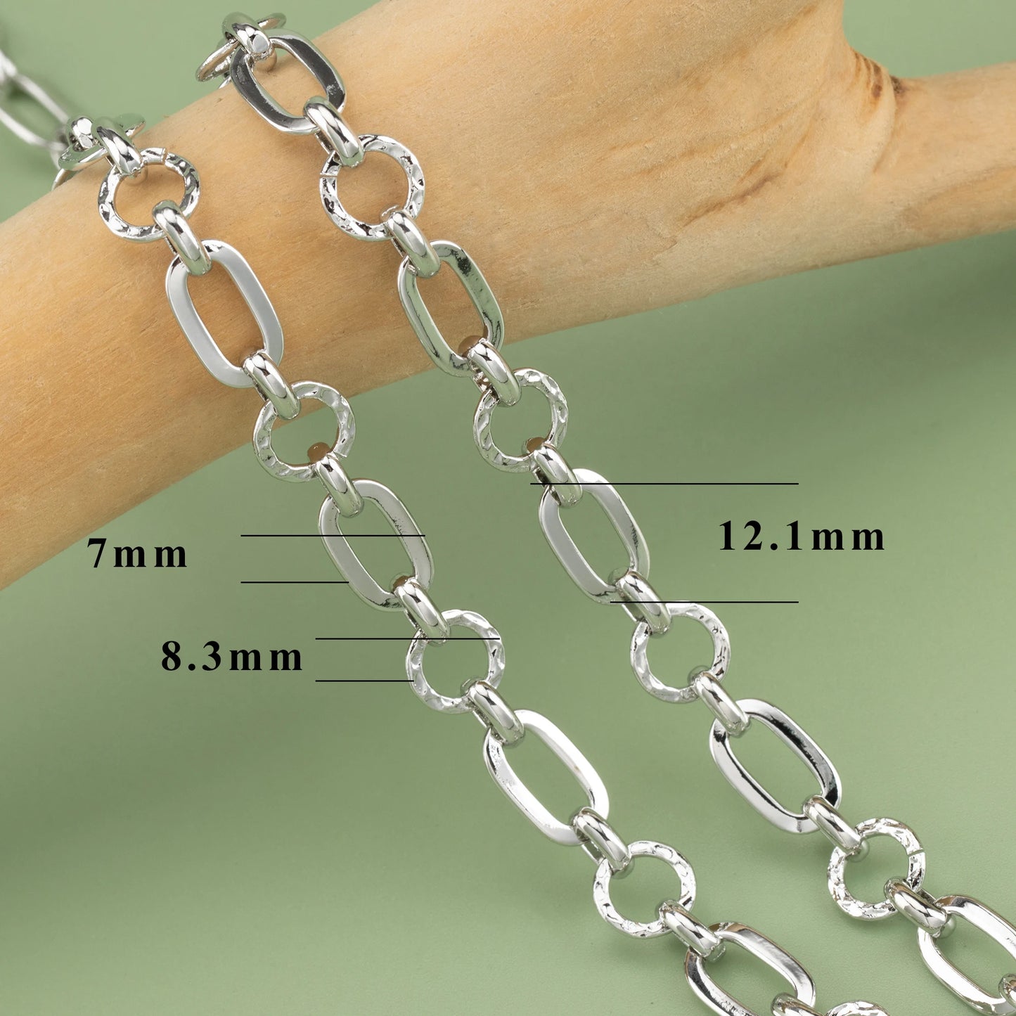 YEGUI C283,diy chain,pass REACH,nickel free,18k gold rhodium plated,copper metal,diy bracelet necklace,jewelry making,1m/lot