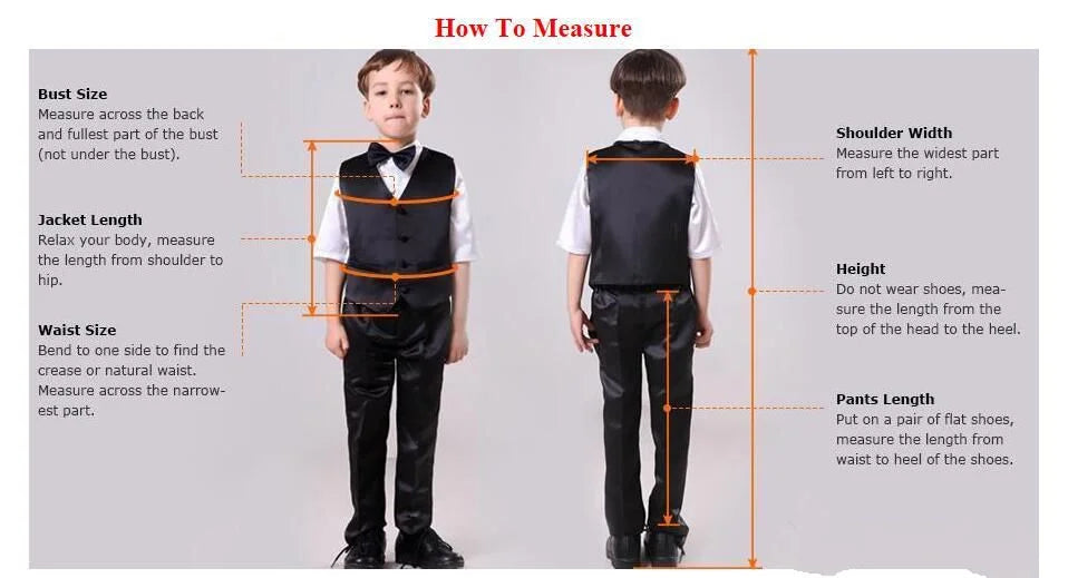 Luxury Beads Boy Wedding Tuxedos Kids Wear Party Prom Slim Fit One Button Suits Custom 2-piece Set