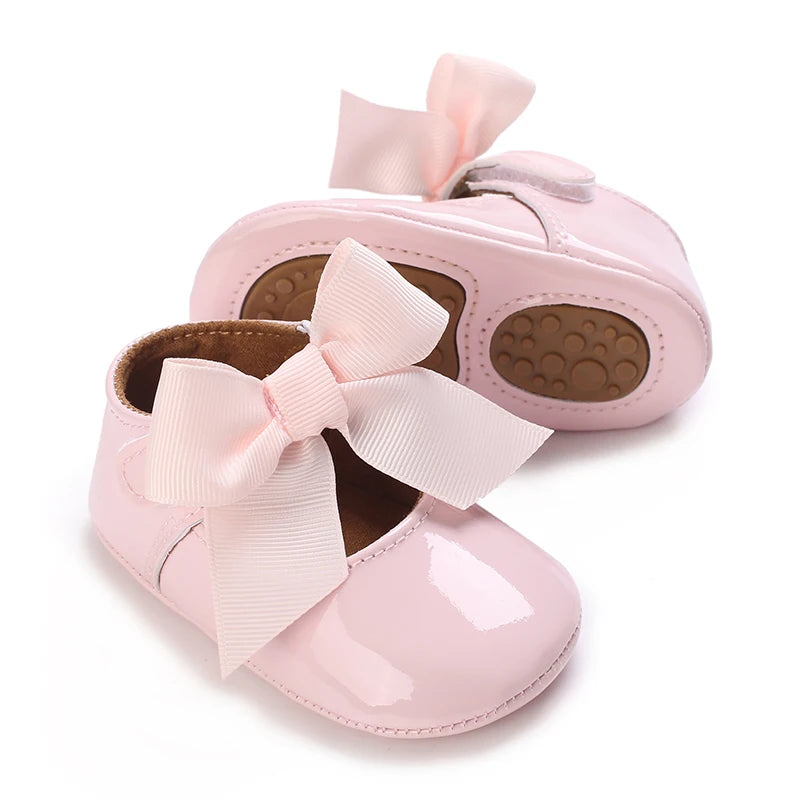 Cute White Lace Baby Girl Princess shoes Baby Moccasins Moccs Shoes Bow Fringe Rubber Soled Non-slip Footwear Crib Shoes