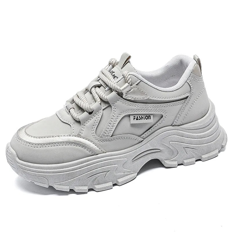 Sneakers for Women Autumn New Style, Korean Version Versatile Thick-Soled Single Shoes, Sports Shoes Running Casual Shoes