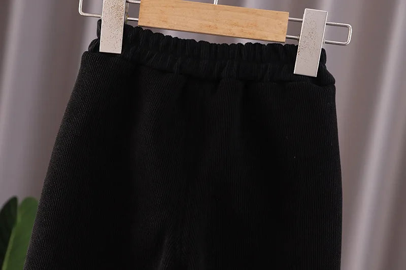 New Winter Fashion Baby Girls Clothes Children Boys Thicken Warm Pants Kids Trousers Toddler Casual Costume Infant Sportswear