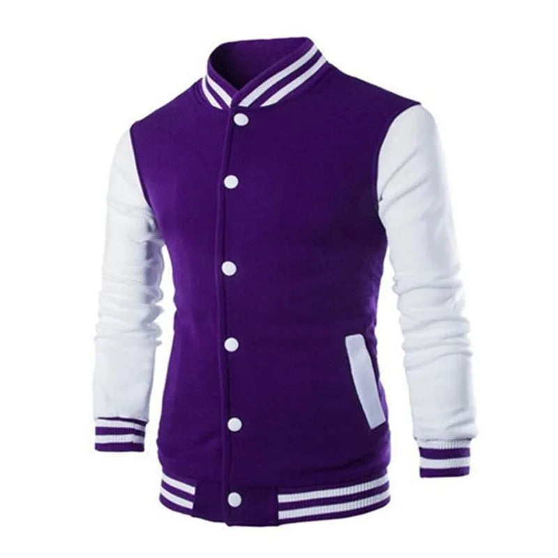 Mens Jacket Baseball Suit 2023 Hot Sale Four Seasons Fashion Coats University Varsity Splicing Couple Casual Korean Clothes
