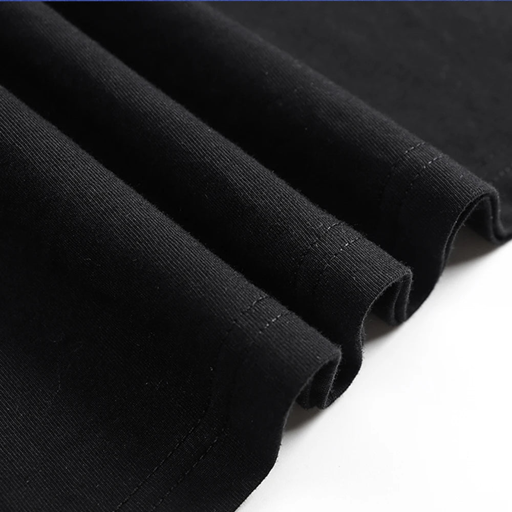 Men Cotton T-Shirt Summer Men Tshirts Loose Oversize Tshirt Casual Breathable Short Sleeve Clothing