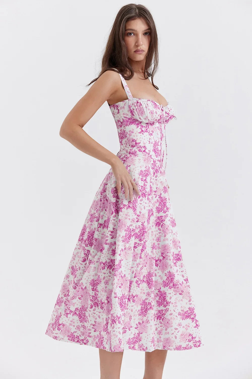 Women Beach Vacation Dress French Lazy Style Dress-Solid Color Or Printed Multi-Color Spring Summer 2025 New Arrival