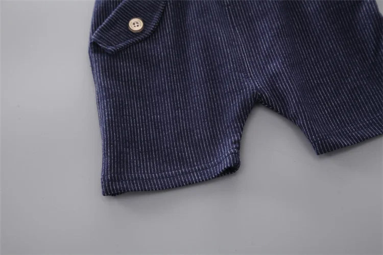Summer Baby boys Clothing Suits Handsome Fashion Children's girls Short-Sleeved + Shorts Clothes 2 pcs Set