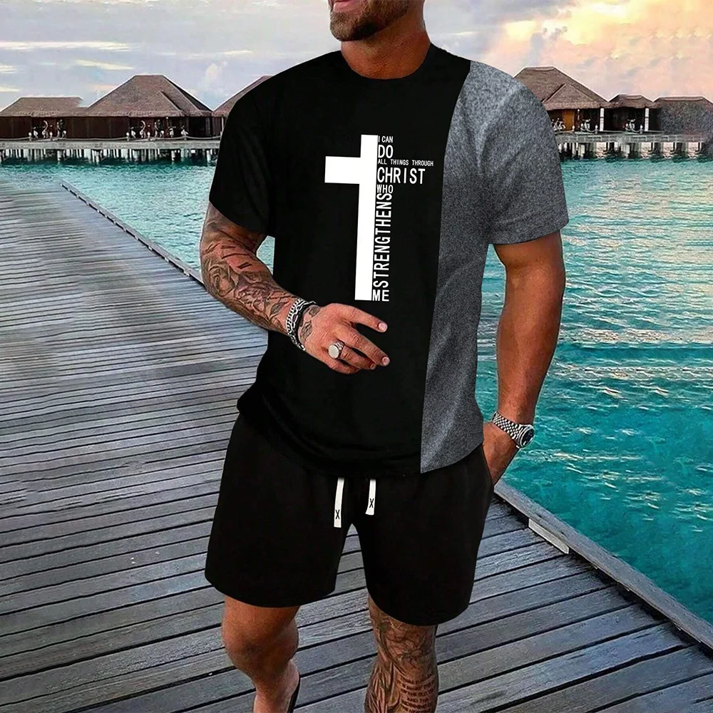 Popular Men S Casual Suit Oversized Loose Sweat Wicking Lightweight Non Damaging To The Skin Wear Resistant And Non Pilling