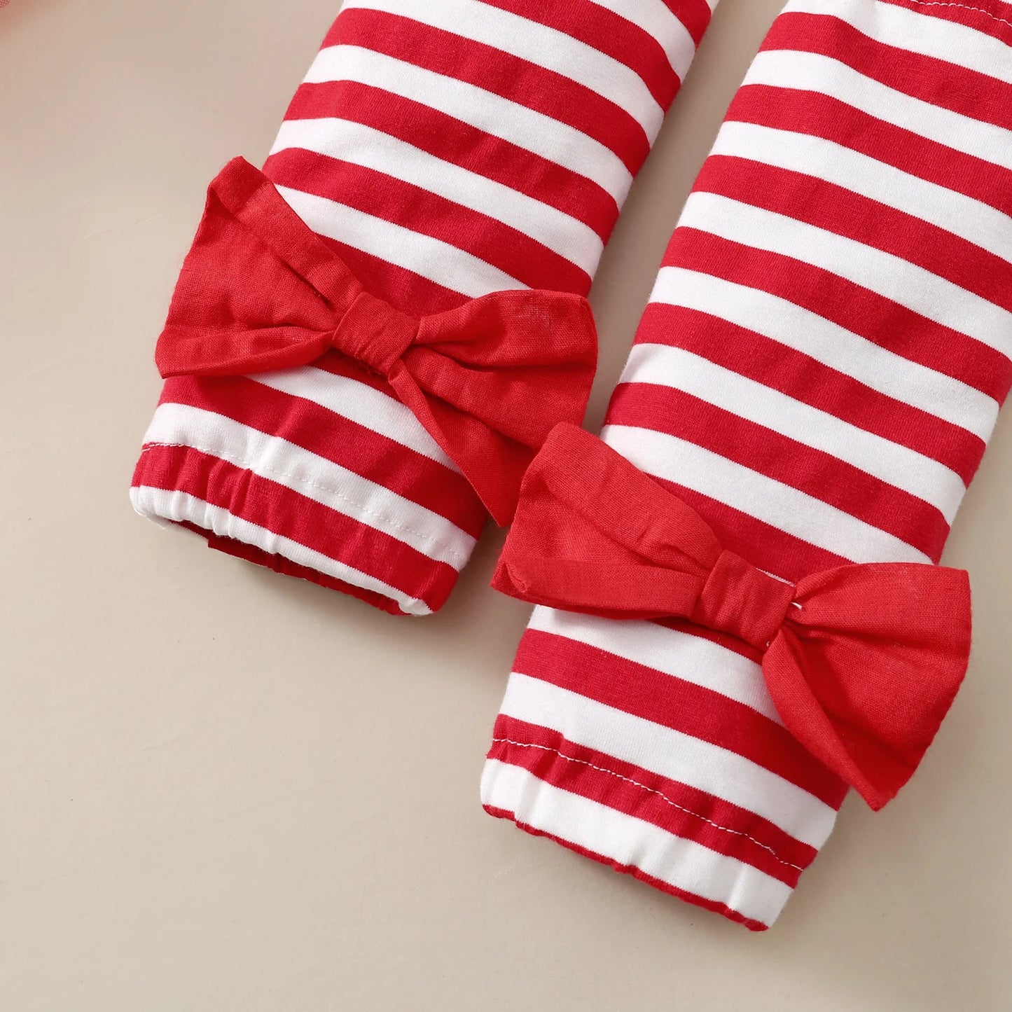 Children's Holiday Set Santa Claus Print Bodysuit+ Yarn skirt+Headband+Socks 4Pcs/Set 0-18 Months Baby Girl Christmas Set