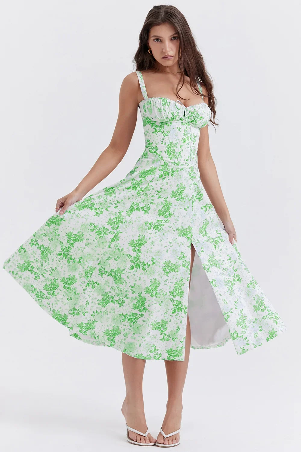Women Beach Vacation Dress French Lazy Style Dress-Solid Color Or Printed Multi-Color Spring Summer 2025 New Arrival